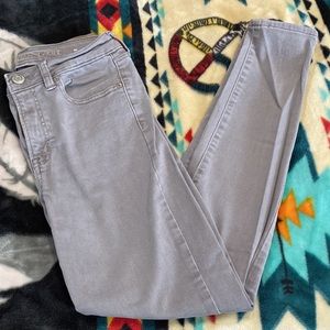 AE Gray High Rise Jeggings